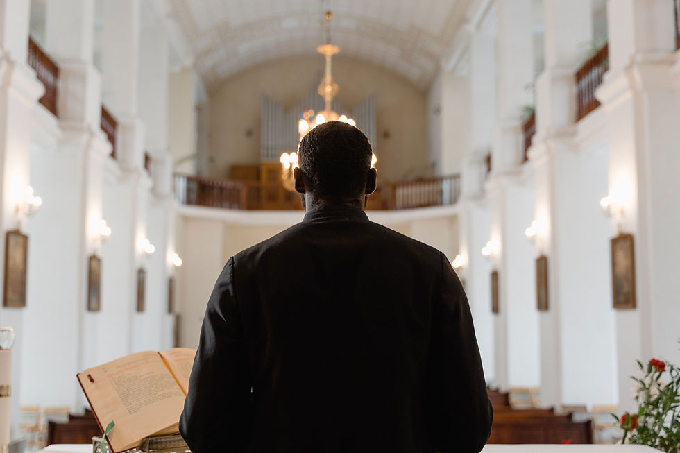 Priest in Church