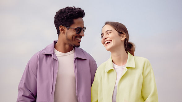 Happy Couple Outdoors