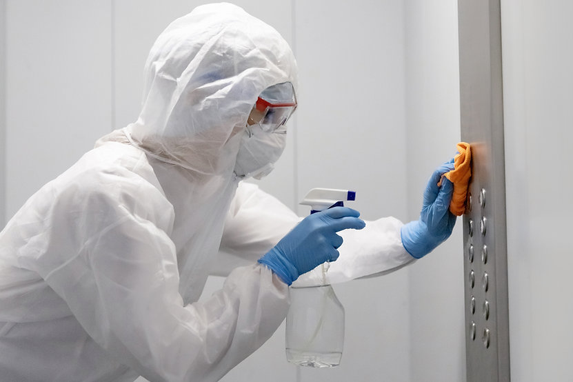 Sanitizing Elevator