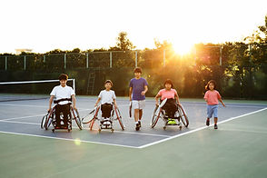 Rolstoeltennisgroep
