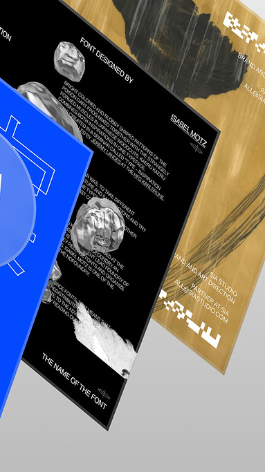 Poster mit abstrakter Kunst