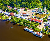 City by the river