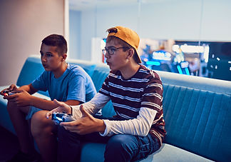 Friends Playing Video Games