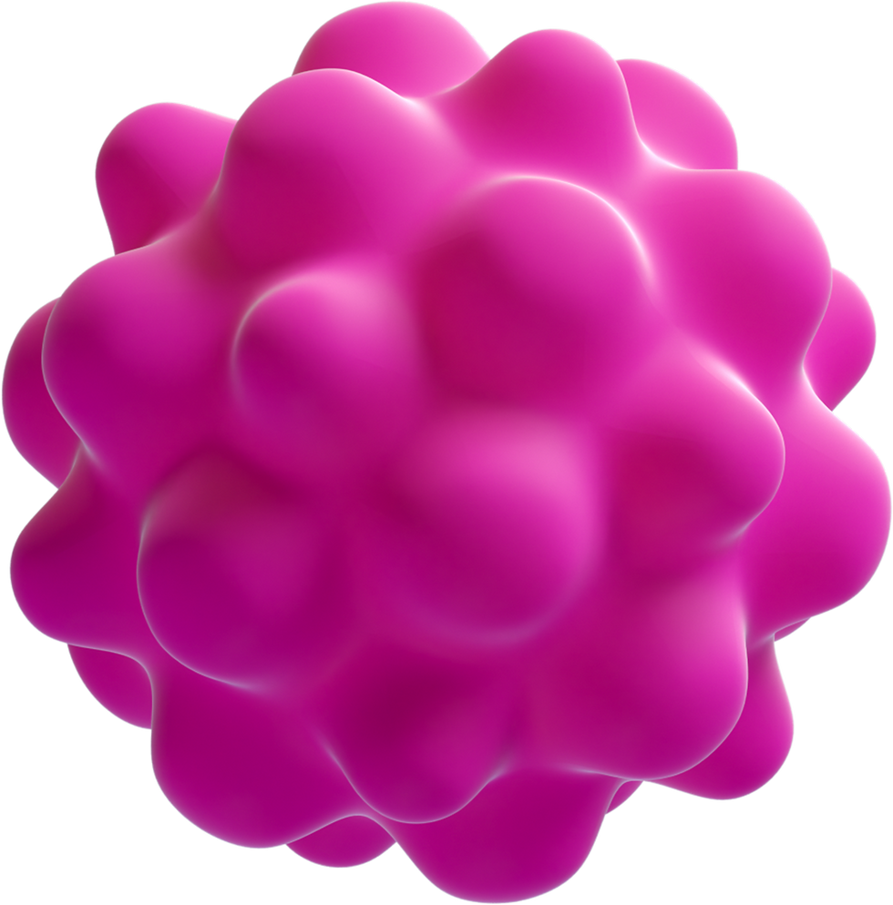 pink abstract shape