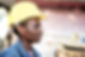 Woman with Safety Helmet