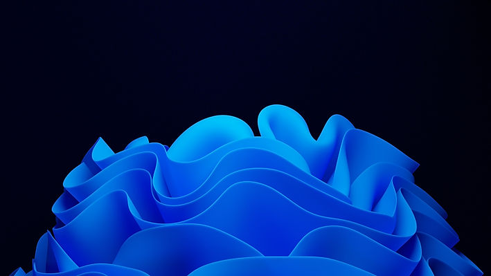 Blue Abstract Structure