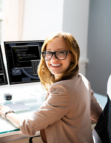 Woman at work