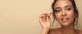 Woman Applying Mascara