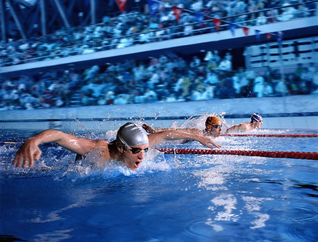 Wettkampfschwimmerrennen