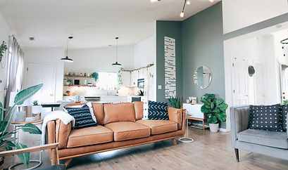 cleaned living area