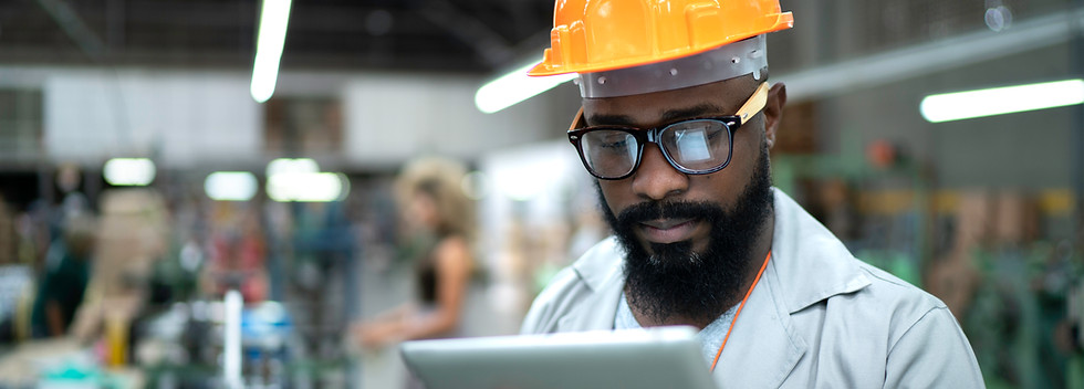 Engineer on Tablet