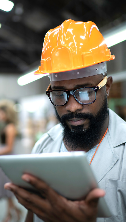 Engineer with Tablet