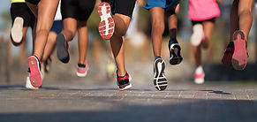 Running Feet Closeup