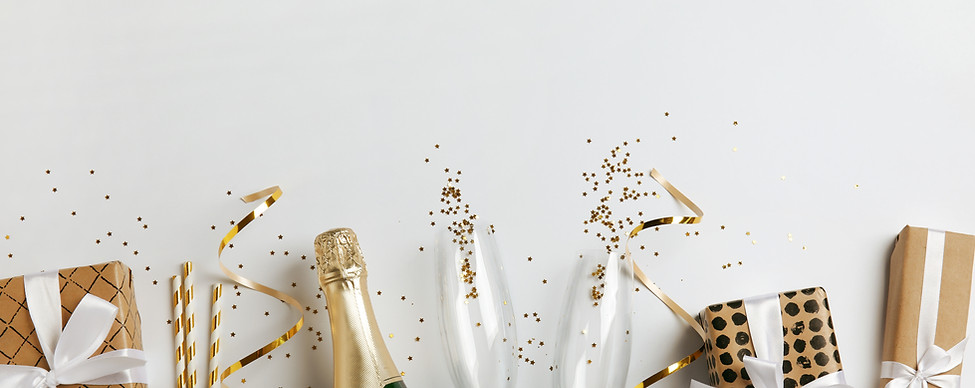 Champagne and Gift Boxes