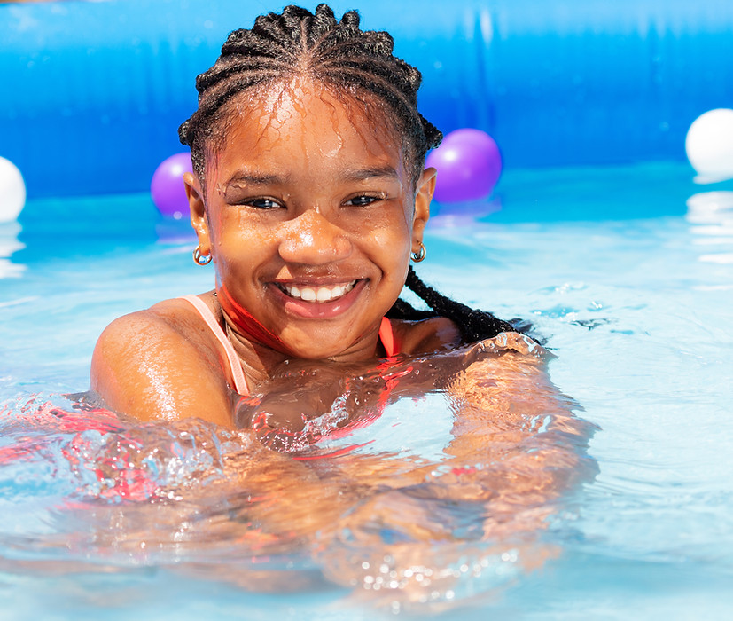 Smiling Girl Swimmings - Midrand Montessori Swim School