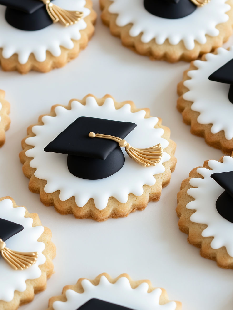 Galletas de gorra de graduación