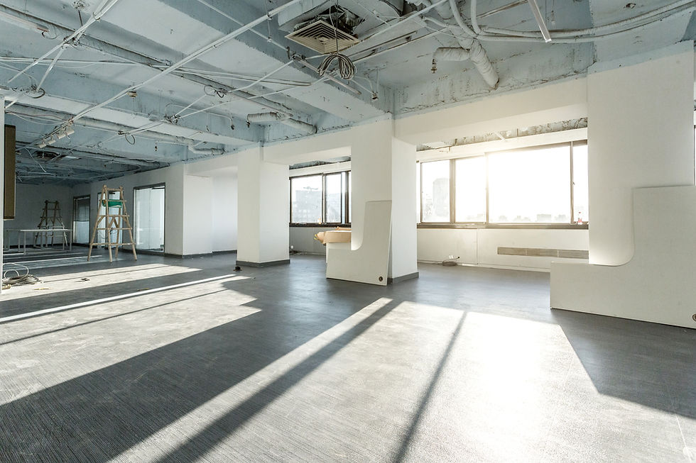 empty office construction