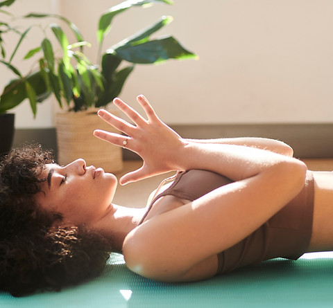 Woman doing yoga