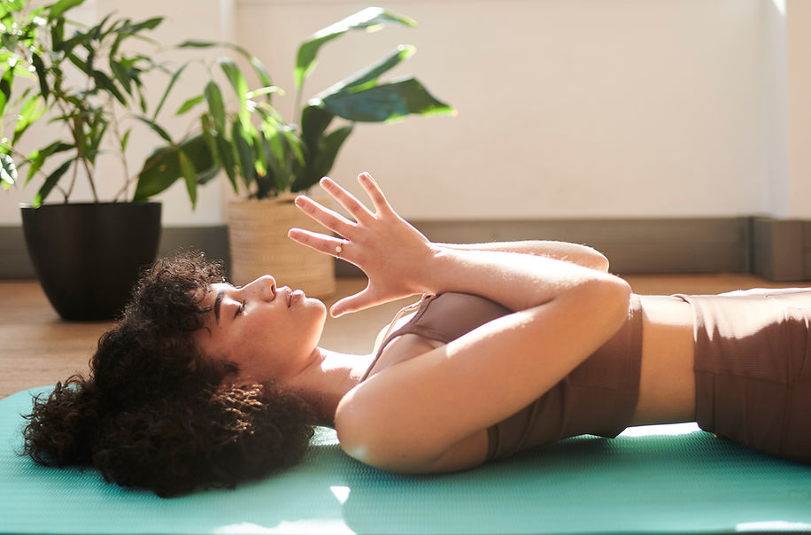 Woman doing yoga