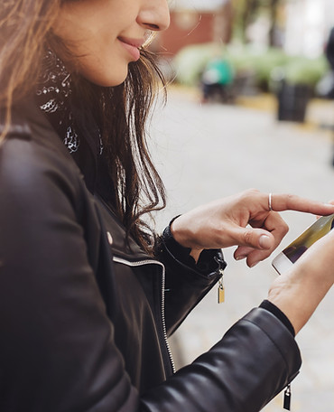 Woman on Her Smart Phone