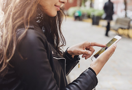 Woman on Her Smart Phone