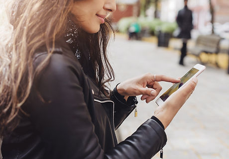 Woman on Her Smart Phone