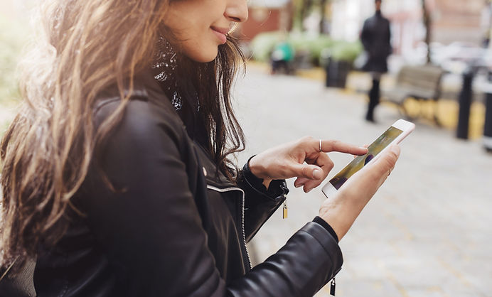 Woman on Her Smart Phone