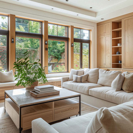 modern living room luxury remodel