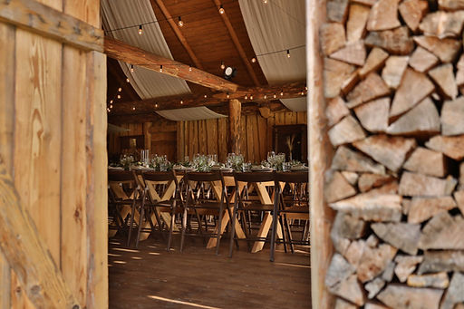 Intérieur d'événement en bois