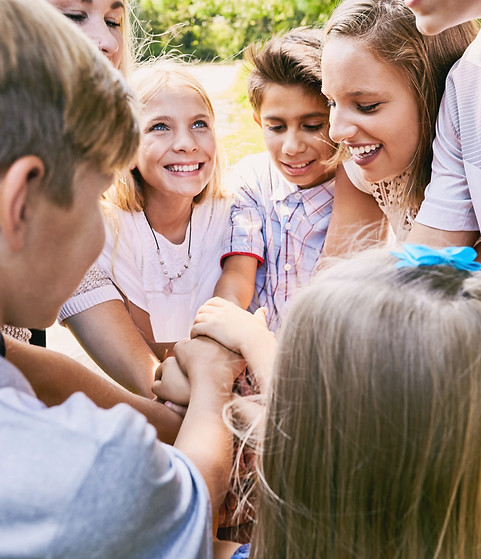 Group Bonding Outdoors