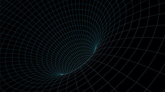 Grid Tunnel Illustration