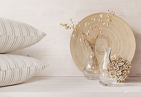 Beige Home-Accessoires