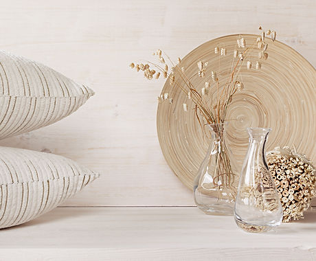 Beige Home-Accessoires