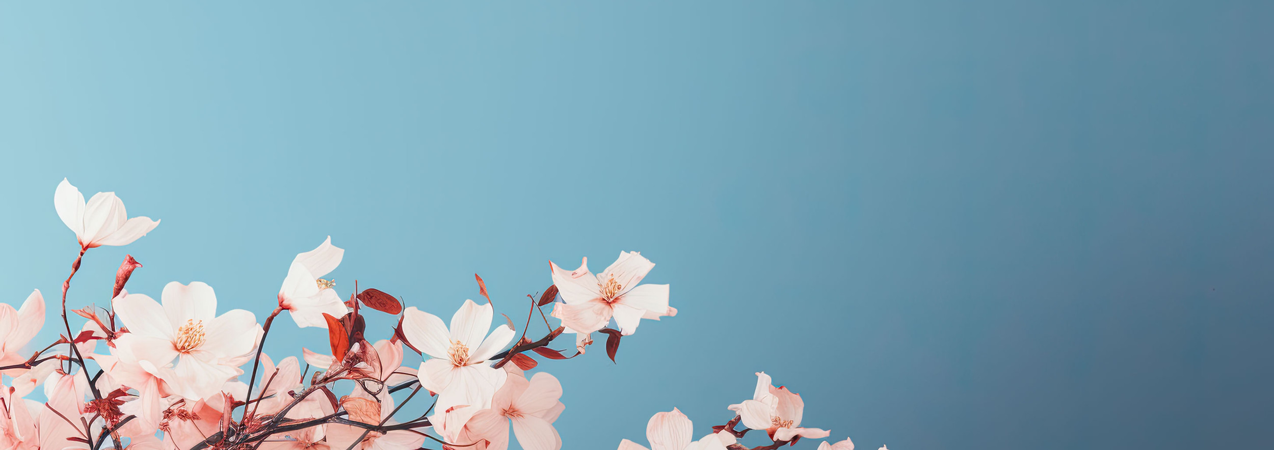 Pink Flowers Branch