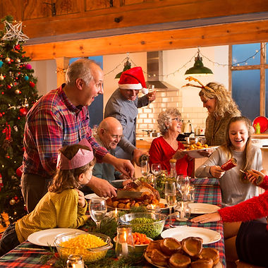 Cena di Natale in famiglia