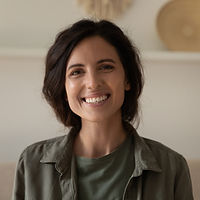 Portrait de femme souriante