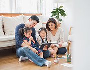 Family at home