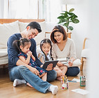 Family at home