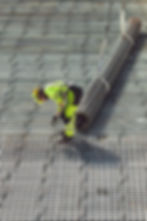 Construction Worker with Rebar