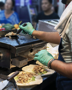 Doner Seller at Work
