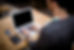 Typing on Laptop