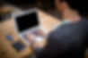 Typing on Laptop
