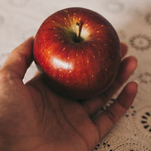 Hand Holding Apple