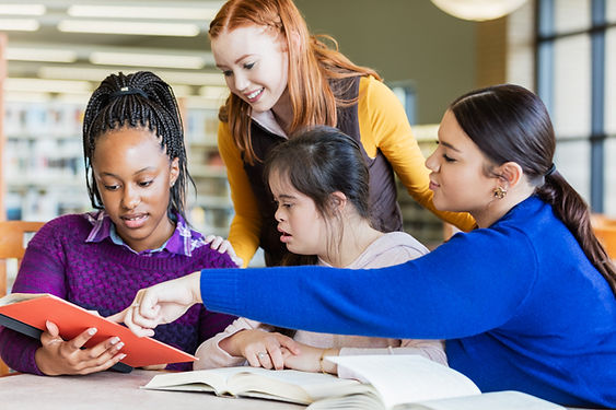 Group Reading Together
