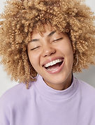 Smiling with Eyes Close