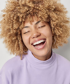 Smiling with Eyes Close