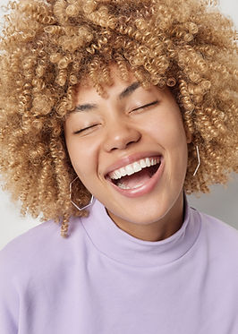 Smiling with Eyes Close