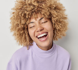 Smiling with Eyes Close