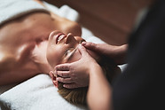 Massage van het gezicht