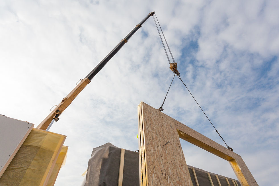 Construction Crane Operation